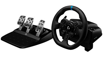 LOGITECH G923 Racing Wheel and Pedals for PS4 and PC - USB - PLUGC 941-000149